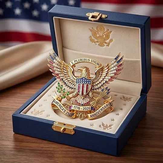 🎁The Father's Day gift he'll actually use!🔥US 250th Anniversary Brooch Pin