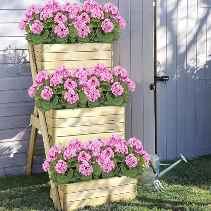 🌺8 Bundles UV Resistant Artificial Geraniums
