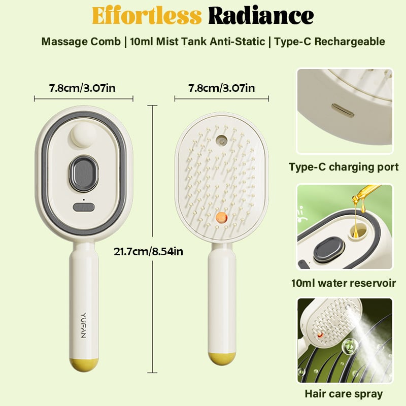 🎁2026 Electric Steaming Massage Hair Care Brush💯